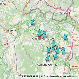 Mappa Via Lomazzo, 22077 Olgiate Comasco CO, Italia (3.81909)