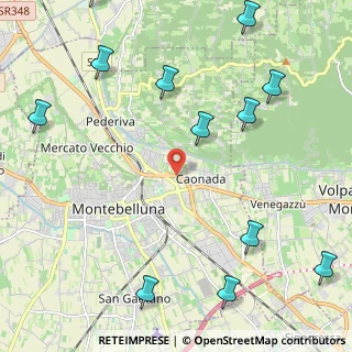 Mappa Via Feltrina Nuova, 31044 Montebelluna TV, Italia (3.00917)
