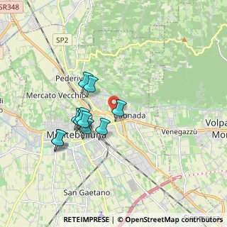 Mappa Via Feltrina Nuova, 31044 Montebelluna TV, Italia (1.53364)
