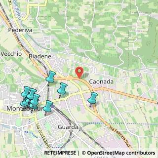 Mappa Via Feltrina Nuova, 31044 Montebelluna TV, Italia (1.3775)