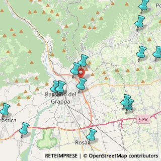 Mappa Via Frescobaldi, 36060 Romano D'ezzelino VI, Italia (5.40533)