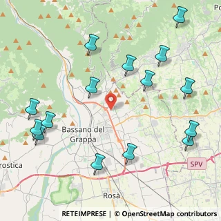 Mappa Via Frescobaldi, 36060 Romano D'ezzelino VI, Italia (5.208)