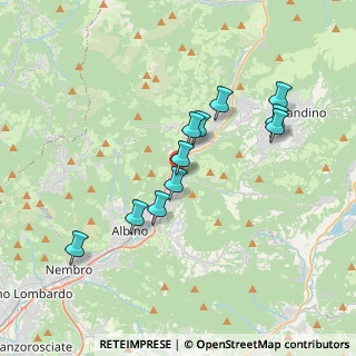 Mappa Via U. Bellora, 24020 Cene BG, Italia (3.23)