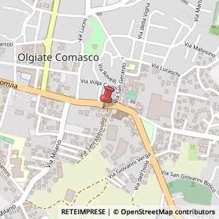 Mappa Via Vittorio Emanuele, 21, 22077 Olgiate Comasco, Como (Lombardia)