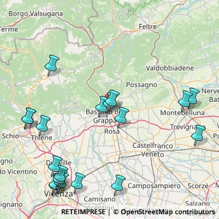 Mappa Via Commercio, 36060 Romano D'ezzelino VI, Italia (22.48053)