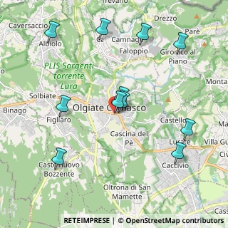 Mappa Via Vittorio Emanuele II, 22077 Olgiate Comasco CO, Italia (2.15)
