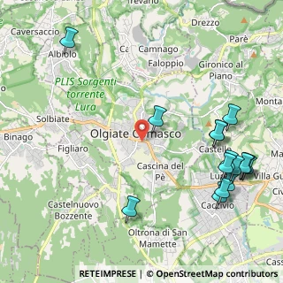 Mappa Via Vittorio Emanuele II, 22077 Olgiate Comasco CO, Italia (2.7)