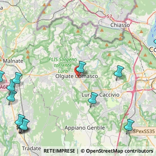 Mappa Via Vittorio Emanuele II, 22077 Olgiate Comasco CO, Italia (7.66389)