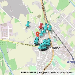 Mappa Via Croda Granda, 31027 Spresiano TV, Italia (0.33704)
