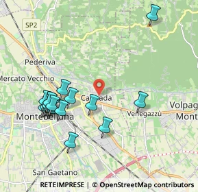 Mappa Via Caonada, 31044 Montebelluna TV, Italia (2.04)