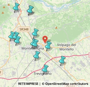Mappa Via Caonada, 31044 Montebelluna TV, Italia (4.33308)