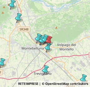 Mappa Via Caonada, 31044 Montebelluna TV, Italia (3.96182)