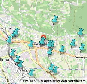 Mappa Via Caonada, 31044 Montebelluna TV, Italia (1.149)