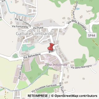 Mappa Via Belvedere, 14, 21020 Galliate Lombardo, Varese (Lombardia)