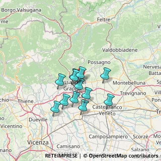 Mappa Via Mardignon, 36060 Romano D'ezzelino VI, Italia (10.21917)