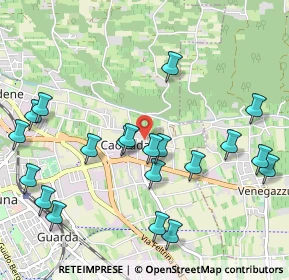 Mappa Via Toronto, 31044 Montebelluna TV, Italia (1.1635)