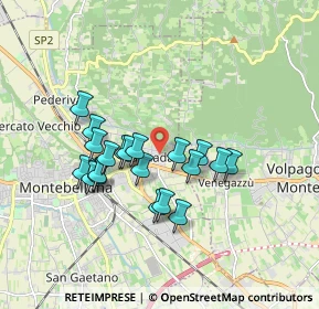 Mappa Via Toronto, 31044 Montebelluna TV, Italia (1.4835)