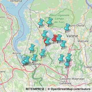 Mappa Via Malpaga, 21020 Ternate VA, Italia (6.82313)