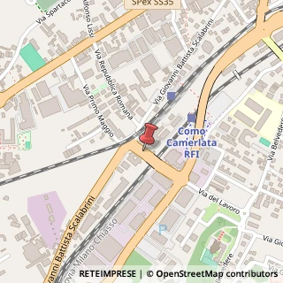 Mappa Via del Lavoro,  5, 22100 Como, Como (Lombardia)