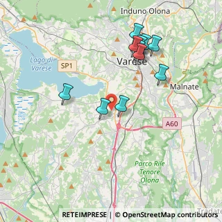 Mappa 21020 Buguggiate VA, Italia (3.82545)
