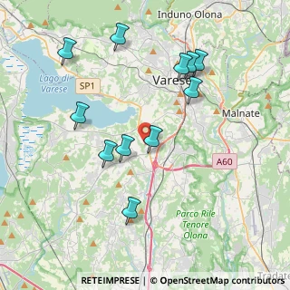 Mappa 21020 Buguggiate VA, Italia (3.98273)
