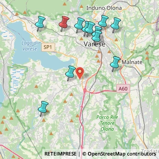 Mappa 21020 Buguggiate VA, Italia (4.75167)