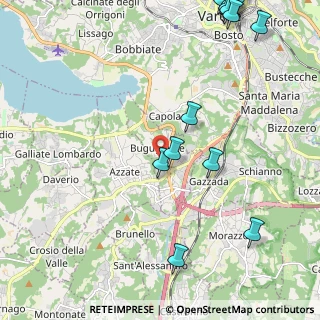 Mappa 21020 Buguggiate VA, Italia (3.25294)