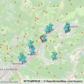 Mappa Via XXV Aprile, 24020 Cene BG, Italia (3.88455)
