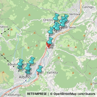 Mappa Via XXV Aprile, 24020 Cene BG, Italia (2.195)