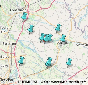 Mappa Via Faè, 31024 Ormelle TV, Italia (6.63636)