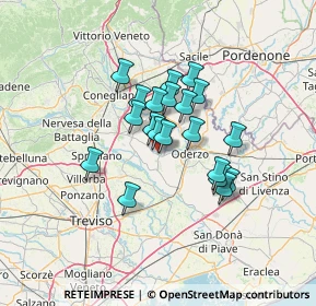 Mappa Via Faè, 31024 Ormelle TV, Italia (9.5805)