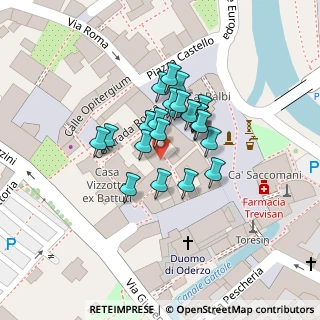 Mappa Campiello del Duomo, 31046 Oderzo TV, Italia (0.03625)