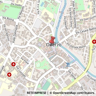 Mappa Piazza vittoria 1, 31010 Oderzo, Treviso (Veneto)