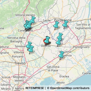 Mappa CAP, 31046 Oderzo TV, Italia (13.09706)