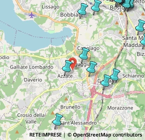 Mappa Via Camillo Benso Conte di Cavour, 21022 Azzate VA, Italia (3.2415)