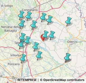 Mappa Via Nazario Sauro, 31010 Cimadolmo TV, Italia (7.67176)