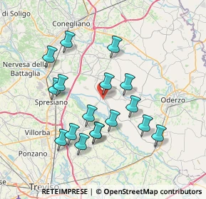 Mappa Via Nazario Sauro, 31010 Cimadolmo TV, Italia (6.99412)