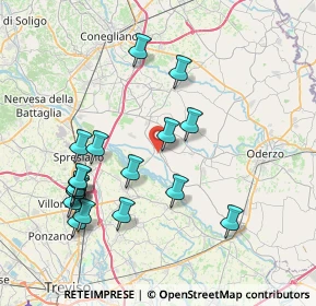 Mappa Via Nazario Sauro, 31010 Cimadolmo TV, Italia (8.04333)