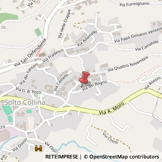 Mappa Via del Bogno, 13, 24060 Solto Collina, Bergamo (Lombardia)