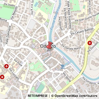 Mappa Piazza Giosuè Carducci,  1, 31046 Oderzo, Treviso (Veneto)