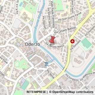Mappa Via Daniele Manin,  8, 31046 Oderzo, Treviso (Veneto)