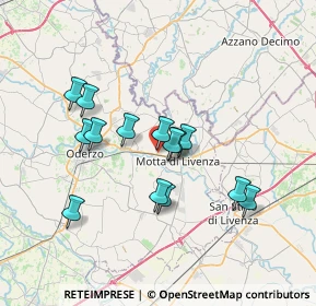 Mappa Via Moletto, 31045 Motta di Livenza TV, Italia (5.99786)