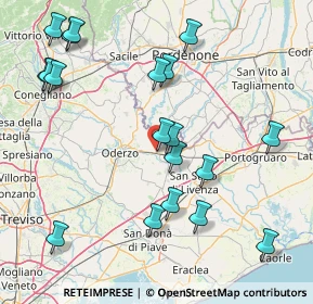 Mappa Via Moletto, 31045 Motta di Livenza TV, Italia (18.35632)