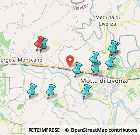 Mappa Via Moletto, 31045 Motta di Livenza TV, Italia (1.88)