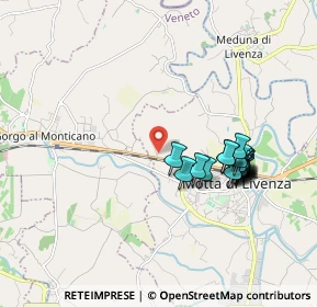 Mappa Via Moletto, 31045 Motta di Livenza TV, Italia (1.759)