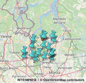 Mappa SS 342, 22030 Montorfano CO (10.61895)