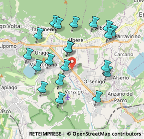 Mappa SS 342, 22030 Montorfano CO (1.905)