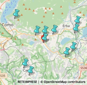 Mappa Via Statale Briantea, 22030 Montorfano CO, Italia (4.18727)