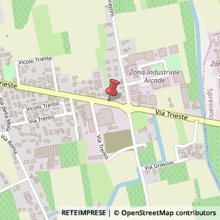 Mappa Via Trieste, 137, 31030 Arcade, Treviso (Veneto)