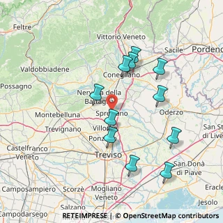 Mappa Via Piave, 31027 Spresiano TV, Italia (14.63909)